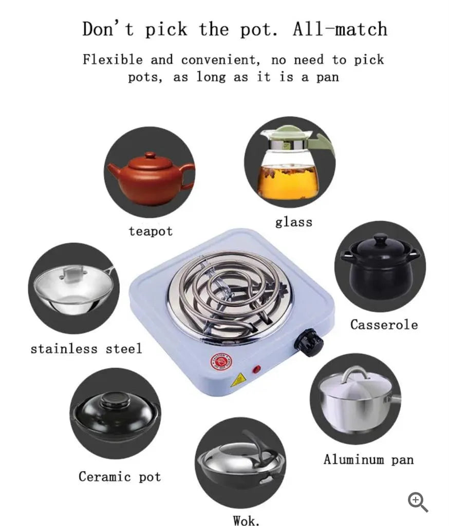 Hot Plate Electric Stove For Cooking | Electric Hot Plate Stove | Electric Cooker | Electric Coil Cooking Stove | Electric Stove For Cooking – Electric Cholha