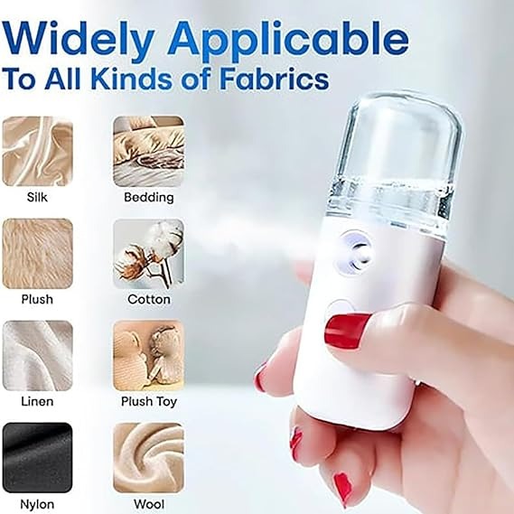 Portable Nano Facial Mist Sprayer – Hydrating Ionic Facial Steamer For Instant Skin Moisture, Glow & Refreshing Mist  USB Rechargeable