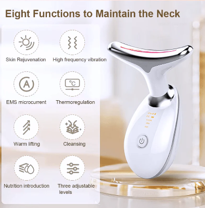 Face Lifting Device (Red Light Therapy) - Anti aging wrinkle reducing Device - (New Advance Shape)