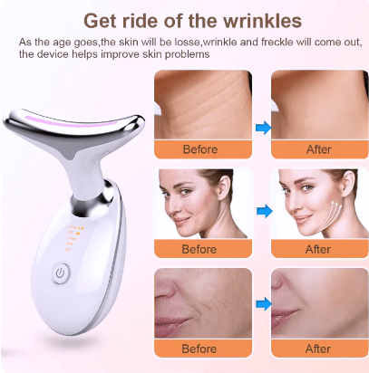 Face Lifting Device (Red Light Therapy) - Anti aging wrinkle reducing Device - (New Advance Shape)