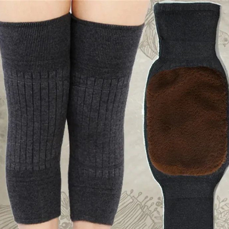 1 Pair Premium Cashmere Wool Knee Warmers For Men And Women