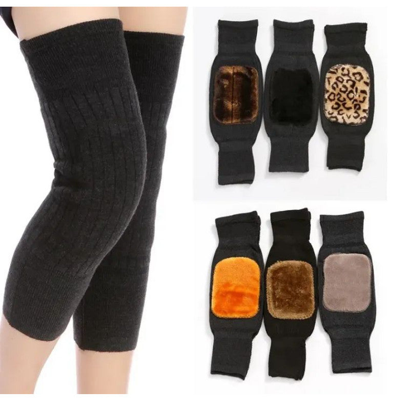 1 Pair Premium Cashmere Wool Knee Warmers For Men And Women