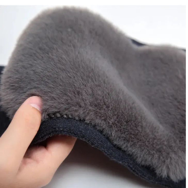 1 Pair Premium Cashmere Wool Knee Warmers For Men And Women